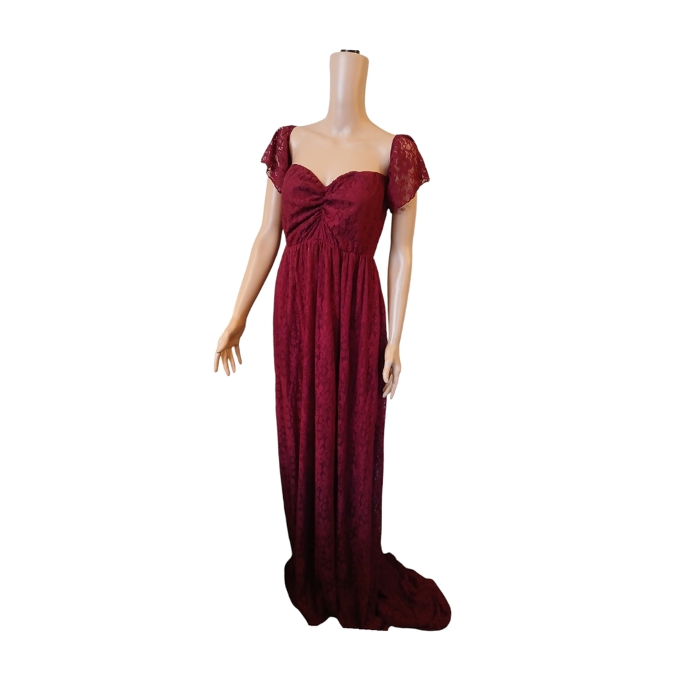 Maxi Dress Burdeos Size Lp party womens used